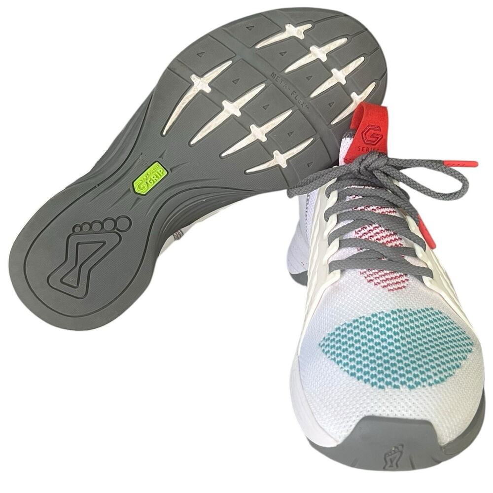 Inov-8 F-Lite G 300 Mens 7.5‎ Womens 9 White Grey Graphene Training Shoes - Picture 5 of 7
